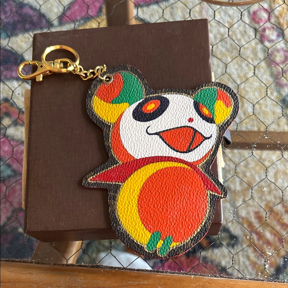 Colorful Panda Keychain